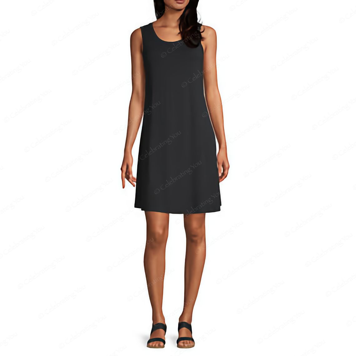 Women’s Sleeveless Shift Dress - 4 Colors
