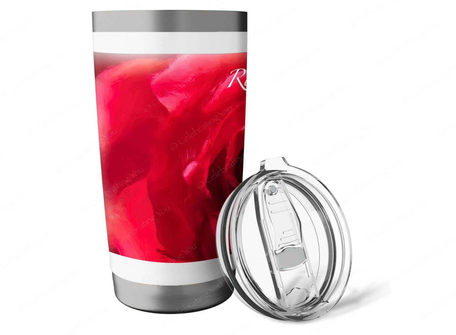 Celebrating You ‘ Rose of Life ‘ Stainless Steel Insulated Tumbler