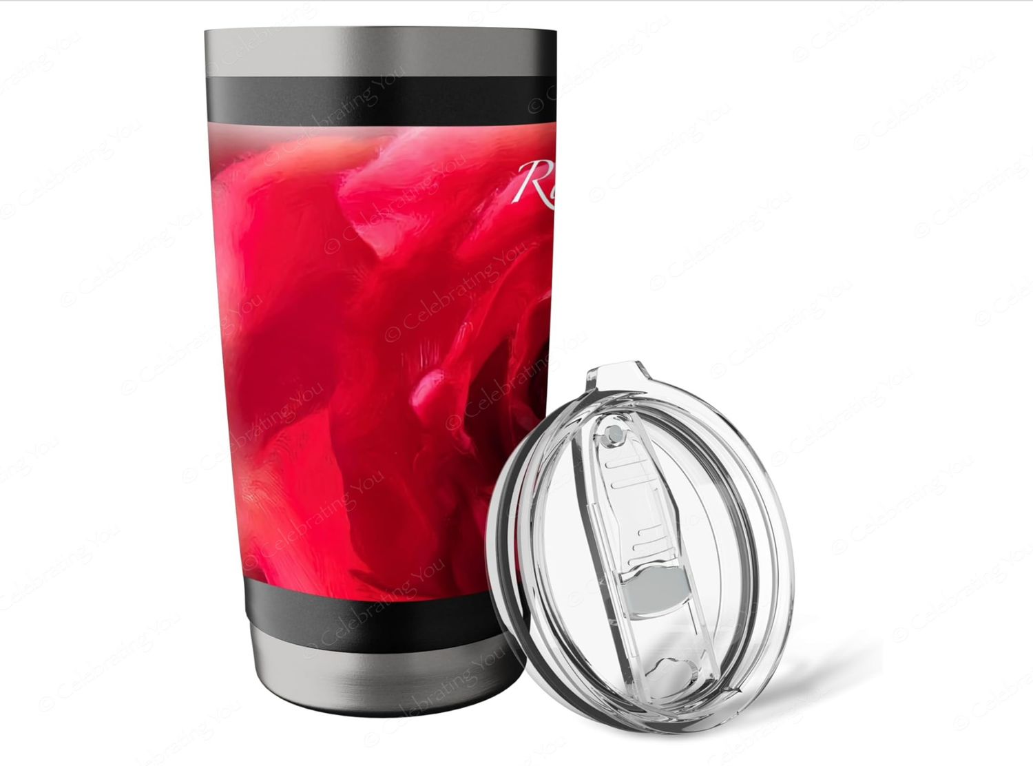 Celebrating You ‘ Rose of Life ‘ Stainless Steel Insulated Tumbler