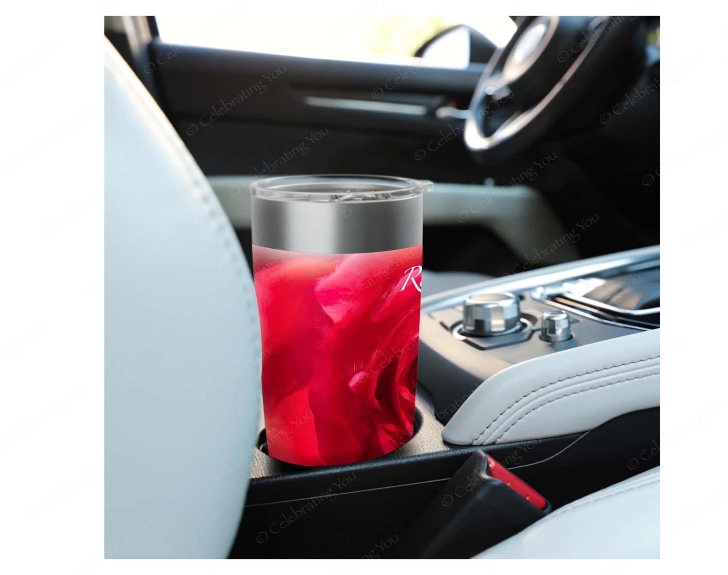 Celebrating You ‘ Rose of Life ‘ Stainless Steel Insulated Tumbler