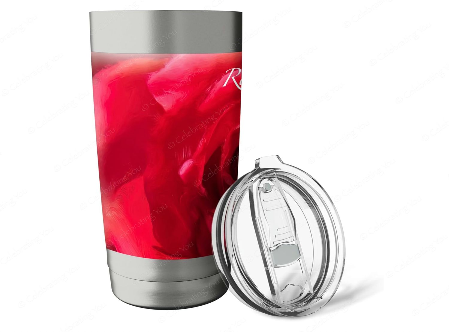 Celebrating You ‘ Rose of Life ‘ Stainless Steel Insulated Tumbler