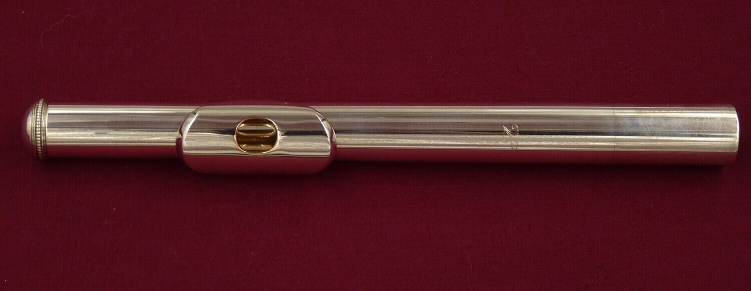 Arista Silver Flute Headjoint with 14k Gold Riser