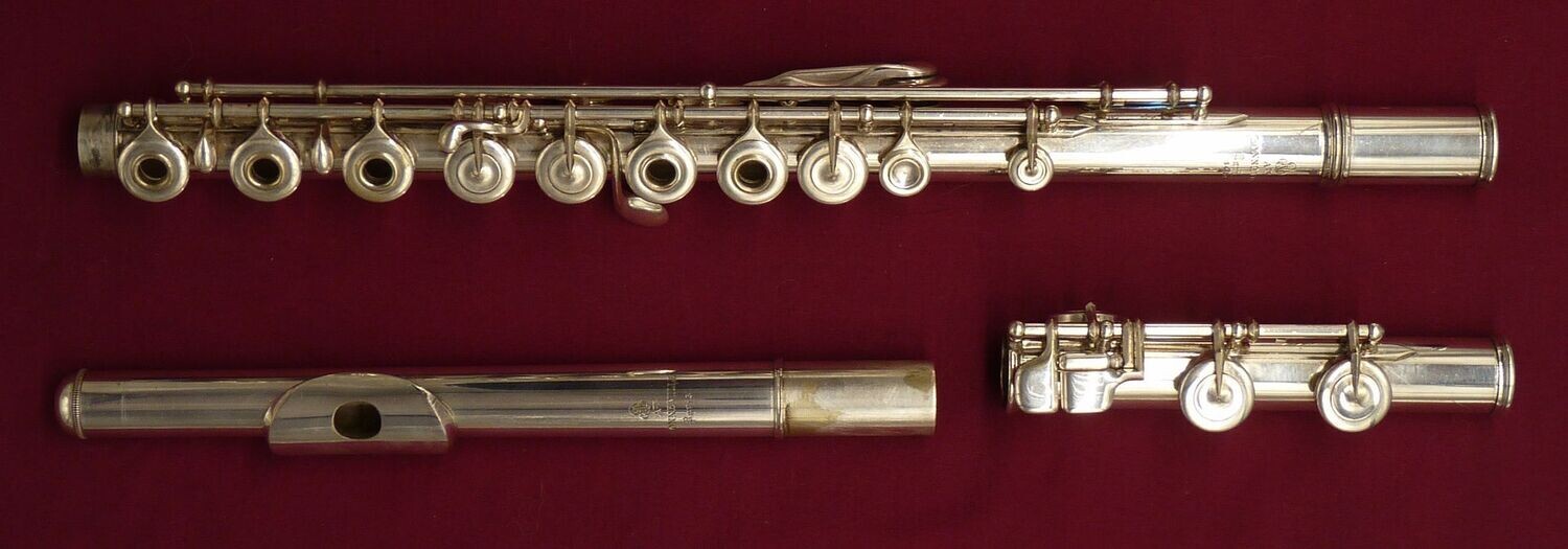 Bonneville silver-plated flute
