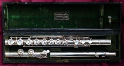 Rudall Carte silver alto flute