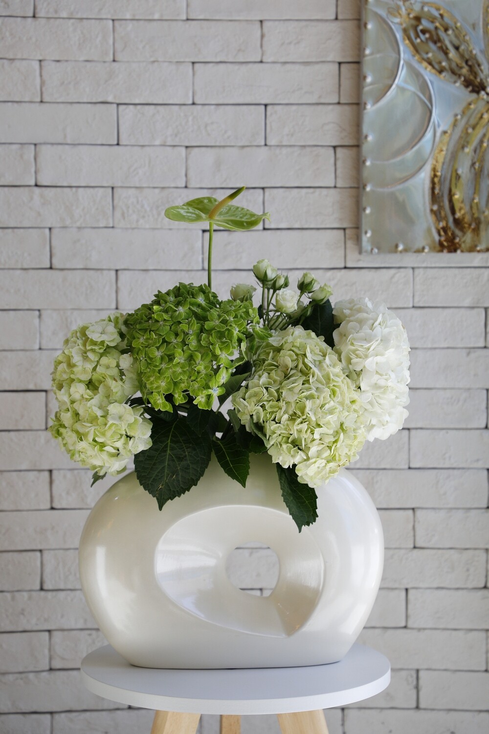 Hydrangea With Vase