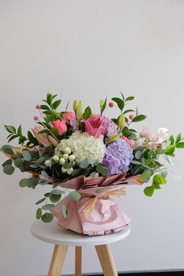 Flower Bouquet With Hydrangea