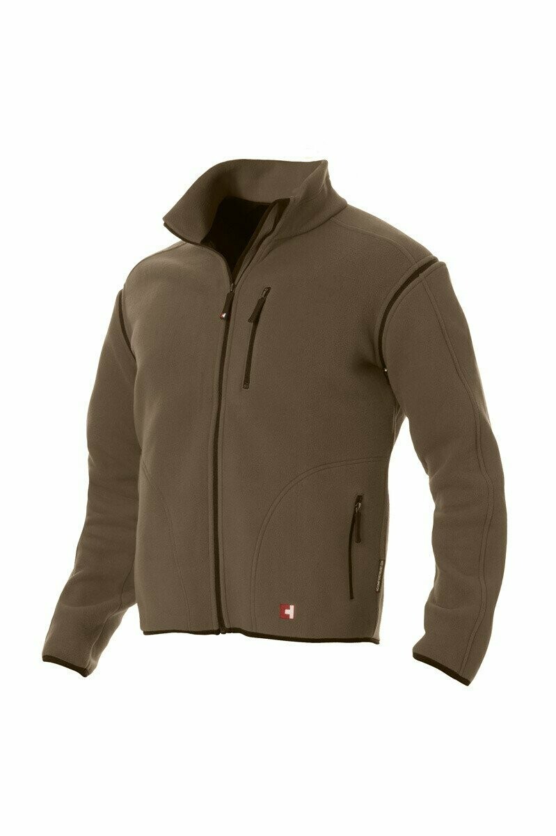 FLEECE-JACKE ZIP-OFF, Farben: Oliv