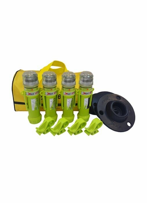 SET 4 LAMPES E-FLARE AT 700 JAUNES