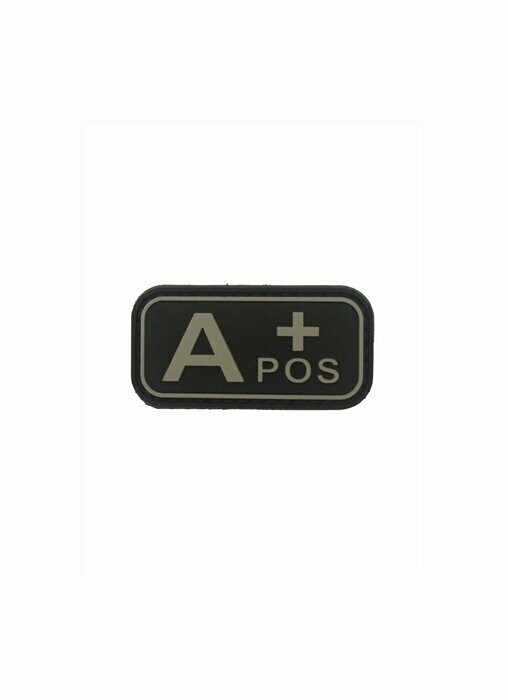 BADGE GROUPE SANGUIN NOIR, Rhésus: A POS