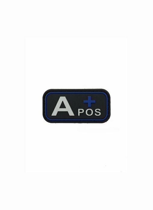 BADGE GROUPE SANGUIN BLEU, Rhésus: A POS