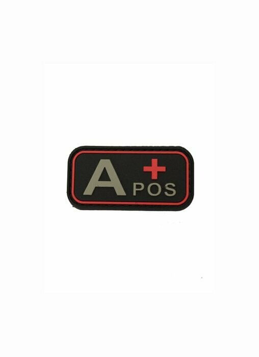 BADGE GROUPE SANGUIN ROUGE, Rhésus: A POS