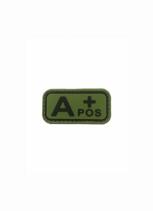 BADGE GROUPE SANGUIN VERT, Rhésus: A POS