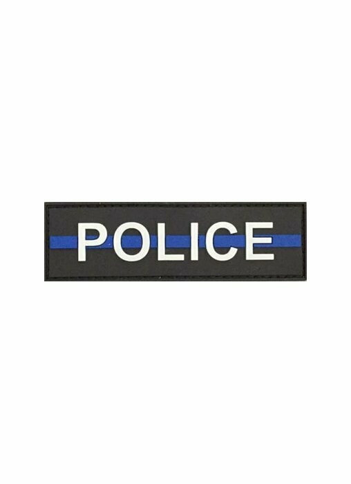 BADGE PVC POLICE, Texte: POLICE