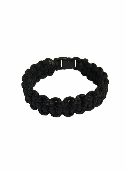 BRACELET PARACORDE LARGE NOIR