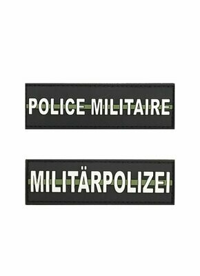 BADGE PVC POLICE MILITAIRE