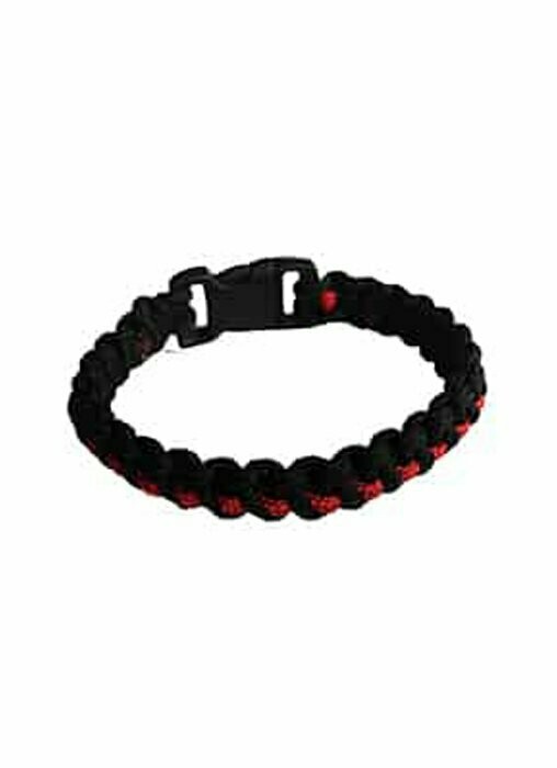 BRACELET PARACORDE FIN ROUGE