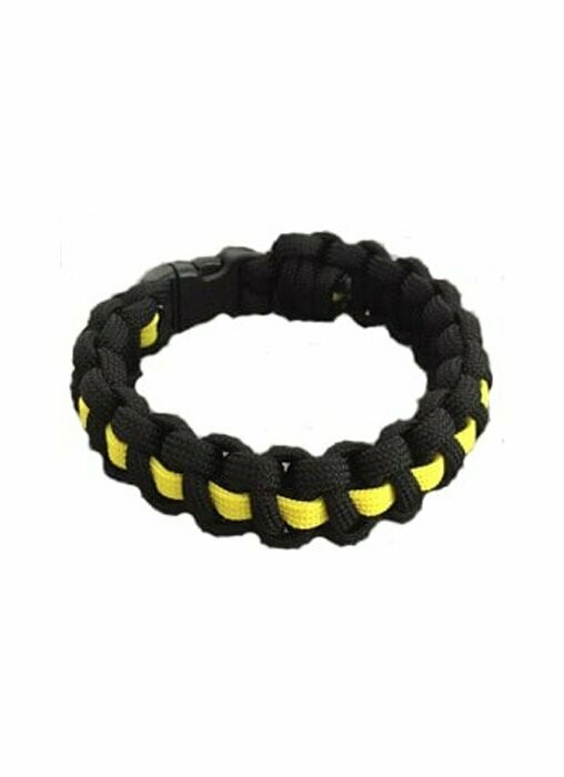 BREITES PARACORD ARMBAND GELB