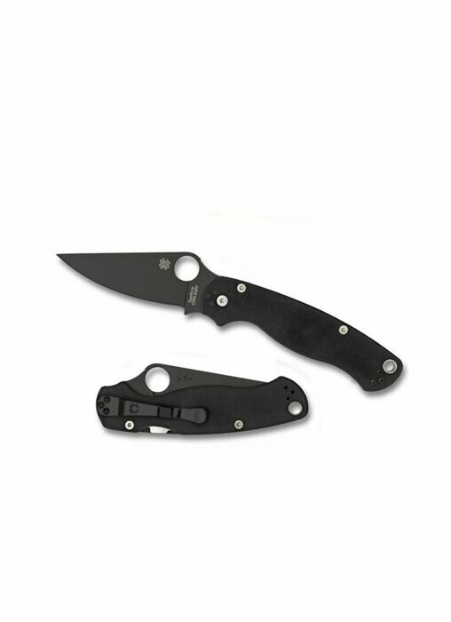 SPYDERCO PARA MILITARY 2 BLACK BLADE C81GPBK2