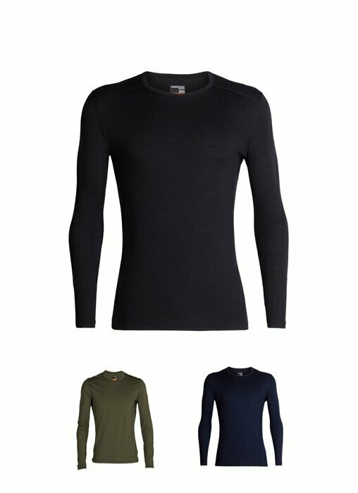 ICEBREAKER MERINO 200 OASIS LS CREWE HOMME