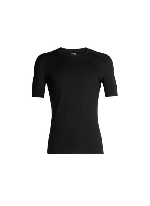 ICEBREAKER MERINO 200 OASIS SS CREWE HOMME, Couleur: Noir