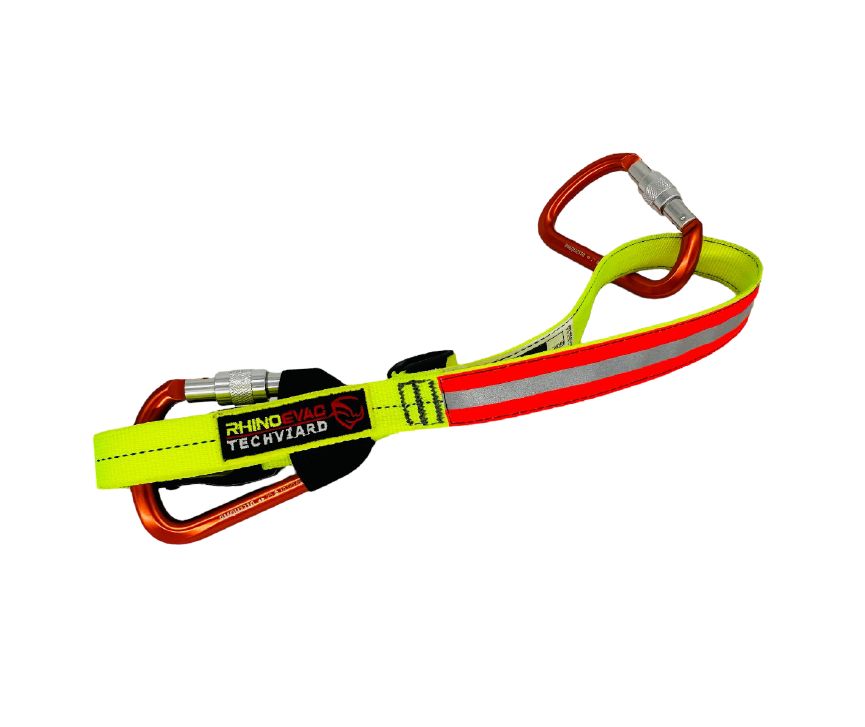 SANGLE MULTIFONCTION RHINOEVAC V2, 2 MOUSQUETONS, Couleurs: Jaune
