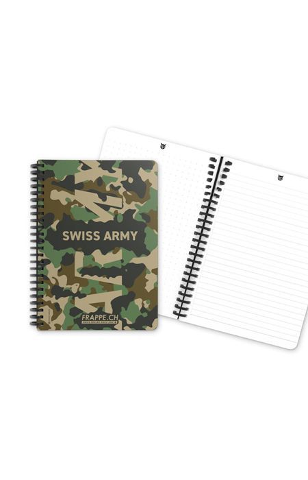 CARNET DE NOTES RÉUTILISABLE A5 WHYNOTE, Couleur: SWISS ARMY CAMO