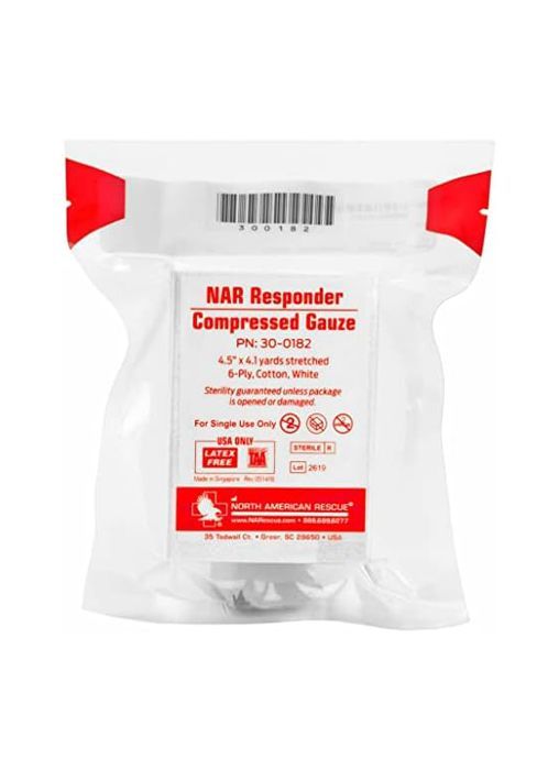 NAR RESPONDER COMPRESSED GAUZE