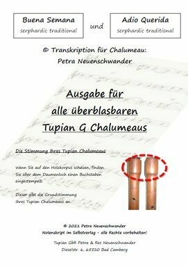 Zwei sephardische Traditionals (Klezmer): Noten mit PlayAlong Dateien