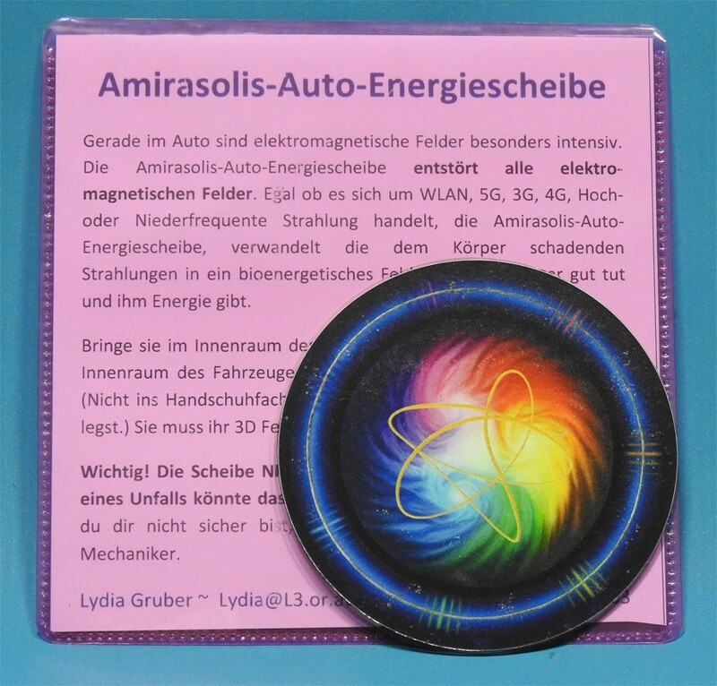 Amirasolis car energy disk