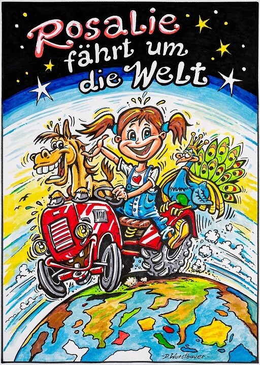 Rosalie fährt um die Welt (Gebundene Ausgabe)