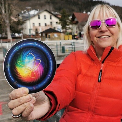 Amirasolis Energiescheibe - Heilenergie der Zentralsonne mit Akaija Symbol
