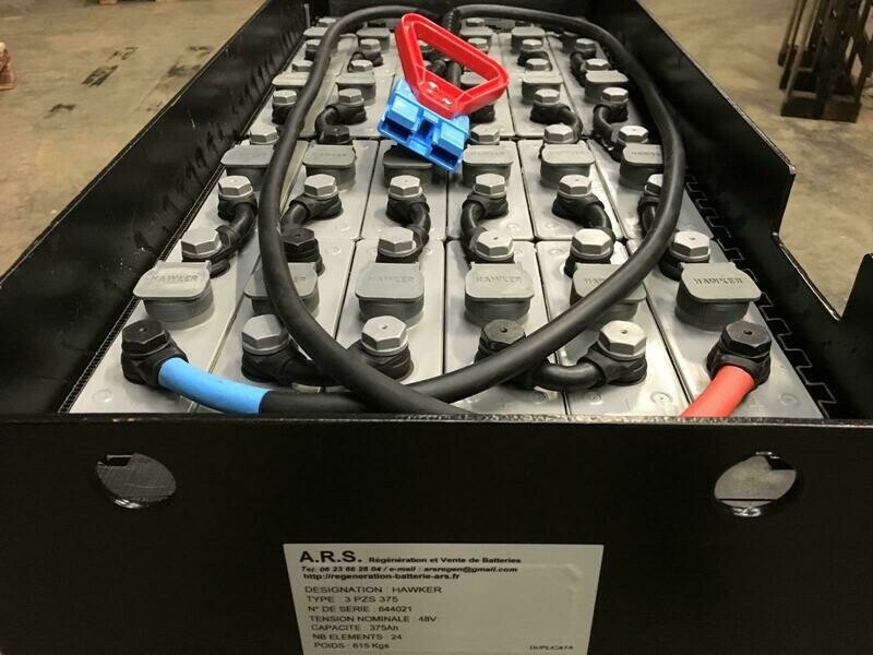 Batterie chariot Toyota 5 FBE 10 Rhône (48V-375Ah)