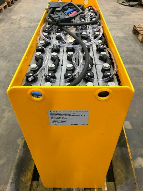 Batterie pour chariot JUNGHEINRICH ETV 110 ou ETV 115 Mât rétractable ( 48V-465Ah )
