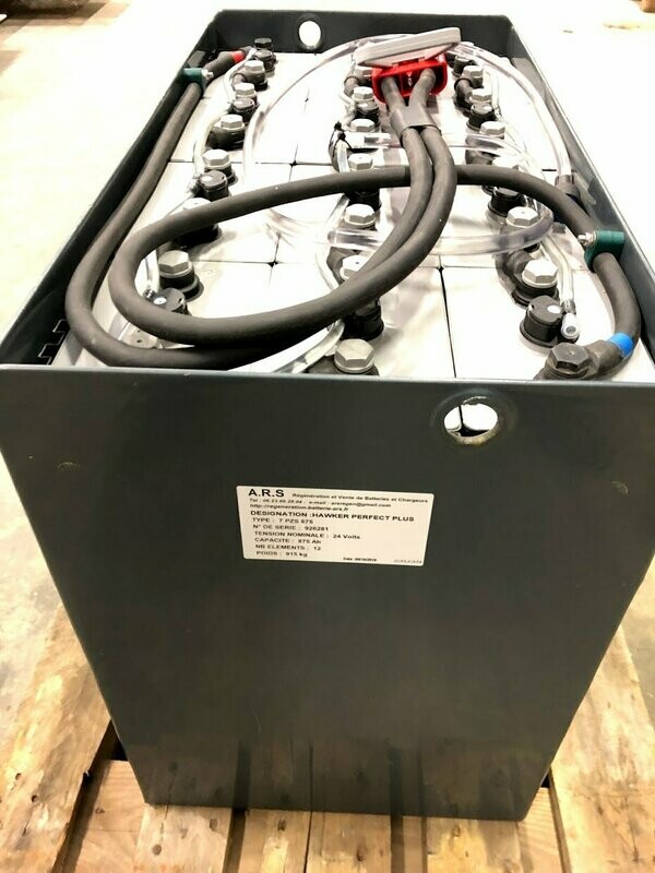 Batterie pour chariot CATERPILLAR EP15KT dans le Rhône. ( 24V-875Ah )