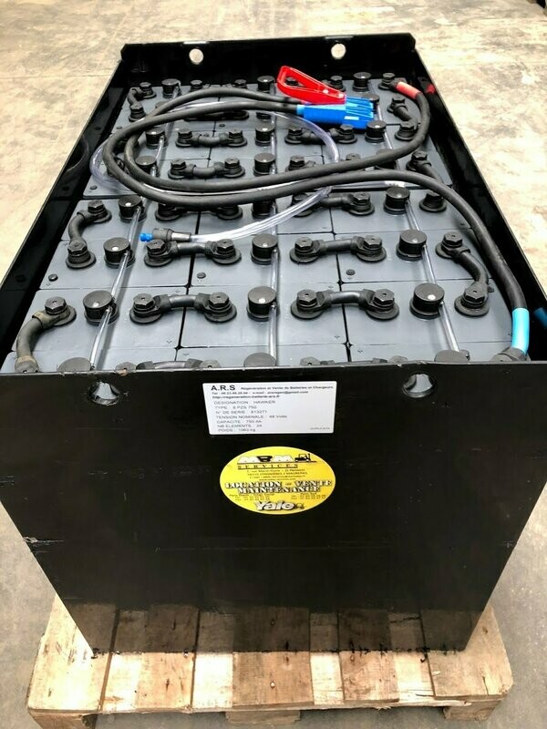 Batterie pour Chariot YALE ERP 18 AL ou ERP 20 ATF ( 48V-750AH )