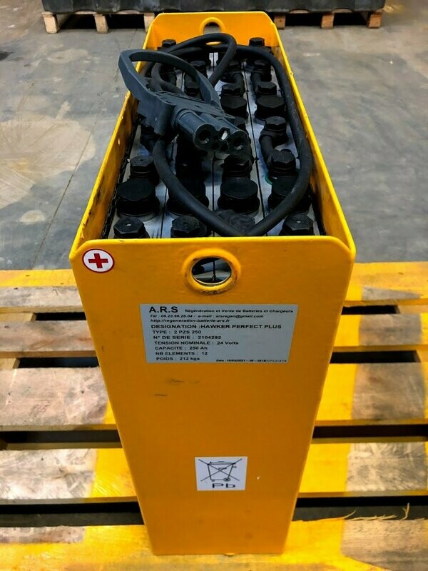 Batterie pour transpalette KOMATSU MWP 20-1R ( 24V-250Ah )