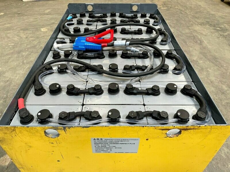 Batterie pour chariot HYSTER J1 60 XMT BS en France (48V-750Ah)
