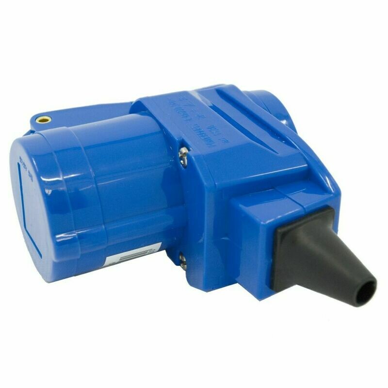 BASE MACHO DOBLE CEE 2P+T 16A.