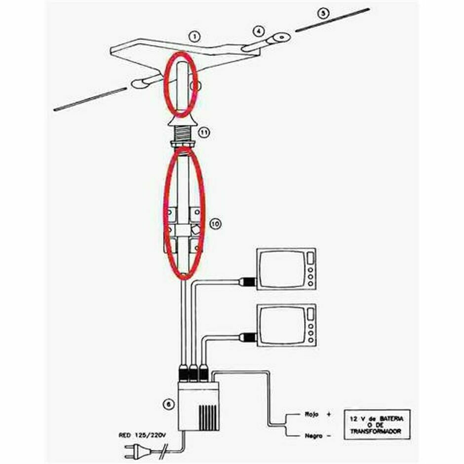 MASTIL ALUMINIO ANTENA