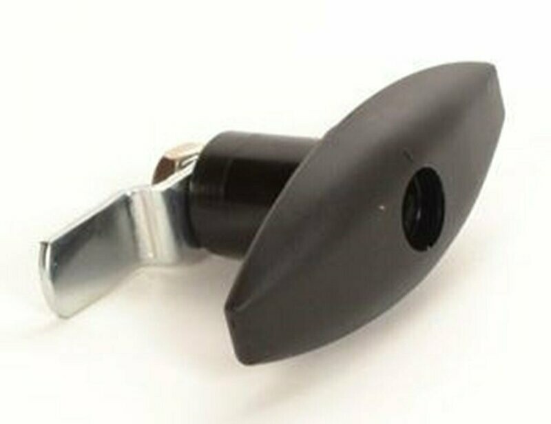 CERRADURA GRANDE DE EMPUJE NEGRO SIN BOMBIN