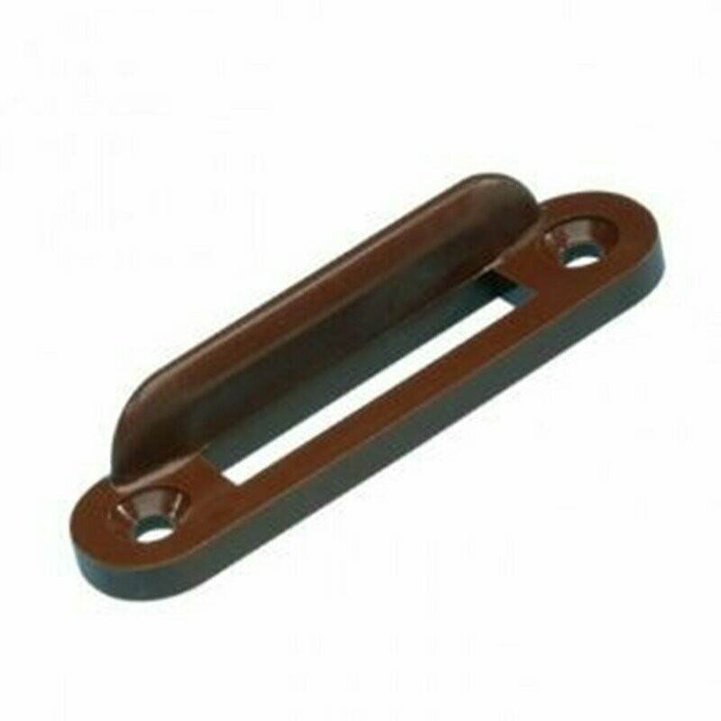 TOPE DE PLÁSTICO MARRON PARA CERRADURA DE EMPUJE