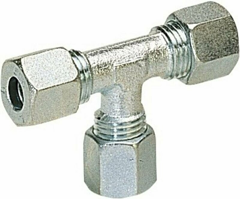 Conector en T de Ø 10 mm para tubo rígido GOK