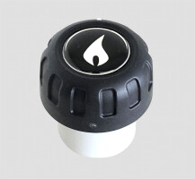 Perilla de control, no iluminada