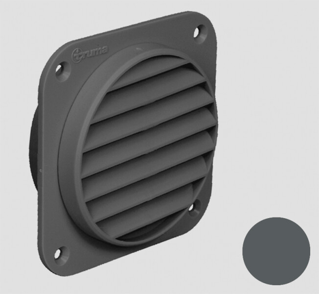 Salida de aire giratoria SCW 2, gris basalto