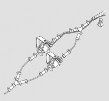 Pieza en Y, � 4 mm