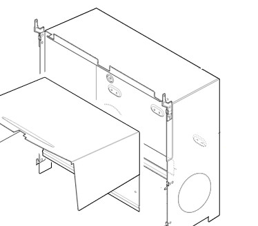 Caja de instalaci�n S 5004 para 2 ventiladores