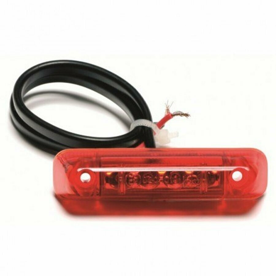 Luz trasera roja de 4 LED S24 12 V