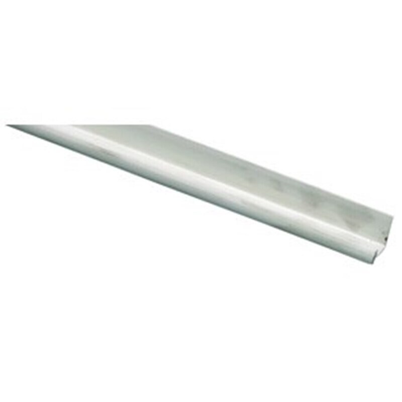 Riel en l de plástico blanco - longitud 2,5 m