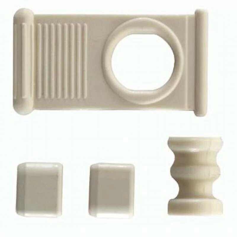 Juego de piezas para oscurecedor Seitz, color beige-marfil claro