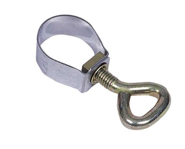 Abrazadera de tubo con tornillo 18mm 5pcs.